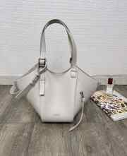 Uubags Loewe Hammock flip bag in light ghost classic calfskin 15x22.5x21cm - 5