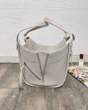 Uubags Loewe Hammock flip bag in light ghost classic calfskin 15x22.5x21cm - 6