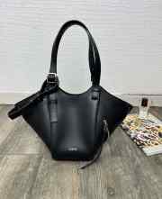 Uubags Loewe Hammock flip bag in black classic calfskin 15x22.5x21cm - 3