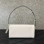 Uubags Valentino Garavani Vain Clutch Bag In White Shiny Calfskin 23.5x12x3cm - 5