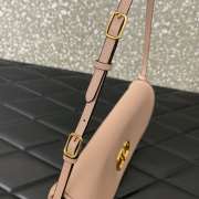 Uubags Valentino Garavani Vain Clutch Bag In Pink Shiny Calfskin 23.5x12x3cm - 6