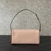 Uubags Valentino Garavani Vain Clutch Bag In Pink Shiny Calfskin 23.5x12x3cm - 3