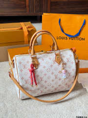 Uubags Louis Vuitton Speedy Soft 30 Lucky Monogram Dune/Pink Bag 30x21x17cm - 3