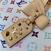 Uubags Louis Vuitton M27787 LV x TM Neverfull MM Bag Multicolor/ White 31x28x14cm - 3