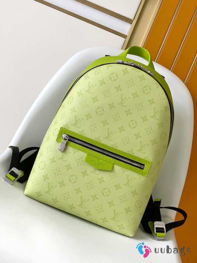 Uubags Louis Vuitton M14076 Discovery Slim Backpack Lemon Yellow 28x38x13cm - 1