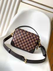 Uubags Louis Vuitton Nil Messenger Bag Damier Phriendship Coated Canvas In Brown 25x17.5x11cm - 2