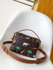 Uubags Louis Vuitton N40863 Nil x The Darjeeling Limited Bag Damier Heritage 25x17.5x11  - 6