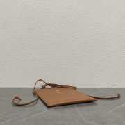 Uubags Celine Sharp Pouch In Tan Smooth Lambskin 19.5x24x1cm - 3