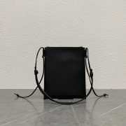 Uubags Celine Sharp Pouch In Black Smooth Lambskin 19.5x24x1cm - 6