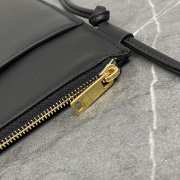 Uubags Celine Sharp Pouch In Black Smooth Lambskin 19.5x24x1cm - 3