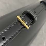 Uubags Celine Diane Triomphe Shoulder Bag Calfskin Leather Black 24x8x11.5cm - 6