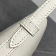 Uubags Celine Diane Triomphe Shoulder Bag Calfskin Leather White 24x8x11.5cm - 3