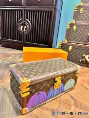 Uubags Louis Vuitton Monogram Pumpkin Coffret 8 Montres Watch Trunk 39x18x17cm - 2