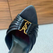 Uubags YSL Babylone mules in smooth leather 9cm - 4