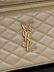 Uubags YSL Medium Gaby vanity bag in light beige lambskin 22.5x15x8cm - 3