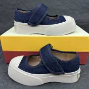 Uubags Marni Denim Mary Jane Sneaker In Blue - 6