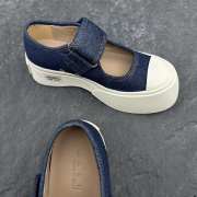 Uubags Marni Denim Mary Jane Sneaker In Blue - 2
