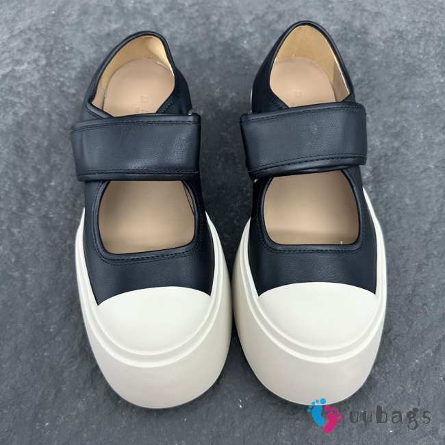Uubags Marni black nappa leather Mary Jane sneaker  - 1