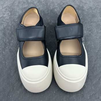 Uubags Marni black nappa leather Mary Jane sneaker 