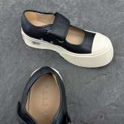 Uubags Marni black nappa leather Mary Jane sneaker  - 4