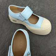 Uubags Marni blue nappa leather Mary Jane sneaker - 5