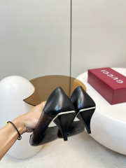 Uubags Gucci Vittoria pump in black leather 6cm - 4