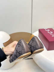 Uubags Gucci Horsebit ballet flat in dark brown GG canvas - 2
