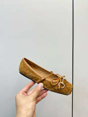 Uubags Gucci Horsebit ballet flat in light brown mini GG suede - 6