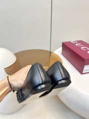 Uubags Gucci Horsebit ballet flat in black leather - 6