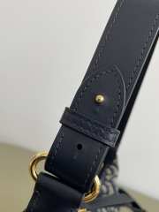 Uubags Dior Mini D-Dream Bag Blue Dior Oblique Jacquard and Smooth Calfskin 15x8x16cm - 2