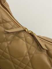 Uubags Dior Small D-Dream Bag Brown Macrocannage Lambskin 22x10x16cm - 3