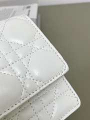 Uubags My Dior Mini Bag Two-Tone Latte and Black Cannage Lambskin 21x11.5x4.5cm - 4