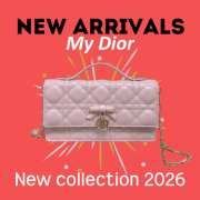 New Arrivals 2026 My Dior Mini Bag Rose Soupir Cannage Lambskin 21x11.5x4.5cm - 1