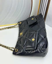 New Arrivals 2026 Chanel shopping bag in shiny lambskin & gold-tone metal 38x11x26cm - 3