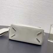 Uubags Loewe mini Featherlight Puzzle bag in shell grey nappa lambskin 18x12.5x7.5cm - 5