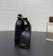 Uubags Loewe mini Featherlight Puzzle bag in black nappa lambskin 18x12.5x7.5cm - 5