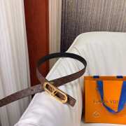 Uubags Louis Vuitton Monogram Belt With Gold Bucklet 2.5cm - 4