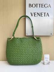 Uubags Bottega Veneta Intrecciato Small Clicker Bag In Green 36x12x30cm - 1