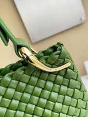 Uubags Bottega Veneta Intrecciato Small Clicker Bag In Green 36x12x30cm - 6