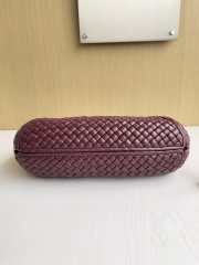 Uubags Bottega Veneta Intrecciato Small Clicker Bag In Burgundy 36x12x30cm - 6