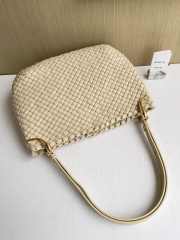 Uubags Bottega Veneta Intrecciato Small Clicker Bag In Light Beige 36x12x30cm - 5