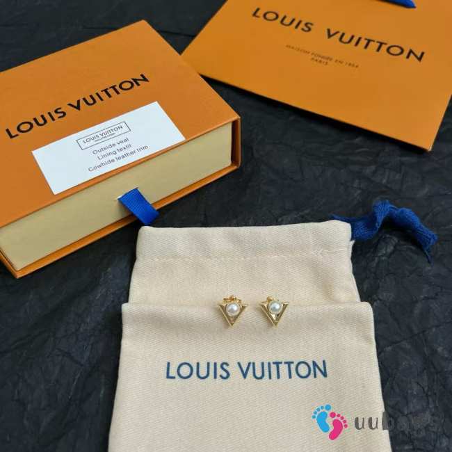 Uubags Louis Vuitton V Earings Gold - 1