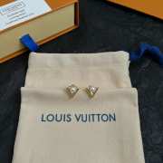Uubags Louis Vuitton V Earings Gold - 3
