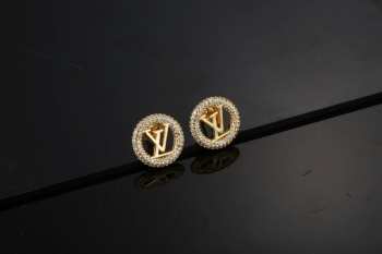 Uubags Louis Vuitton LV Night Louise Tresor Earrings