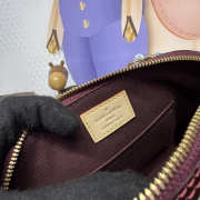 Uubags Louis Vuitton M13169 Alma BB Bag In Burgundy Varnished Epi Cowhide Leather 23,5x17,5x11,5cm - 5