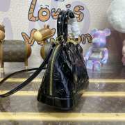Uubags Louis Vuitton M13169 Alma BB Bag In Black Varnished Epi Cowhide Leather 23,5x17,5x11,5cm - 5