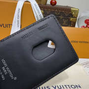 Uubags Louis Vuitton M13185 Porte-Carte Magnet Card Holder Black/Brown 6.5x9.5x0.5cm - 2