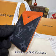 Uubags Louis Vuitton M12855 Porte-Carte Magnet Card Holder Orange 6.5x9.5x0.5cm - 4