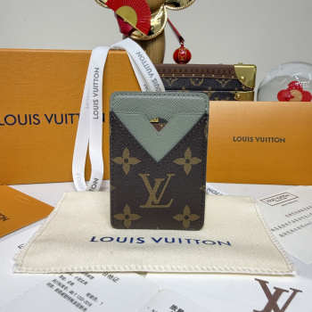 Uubags Louis Vuitton M12855 Porte-Carte Magnet Card Holder Grey 6.5x9.5x0.5cm