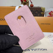 Uubags Louis Vuitton M12855 Porte-Carte Magnet Card Holder Pink 6.5x9.5x0.5cm - 3